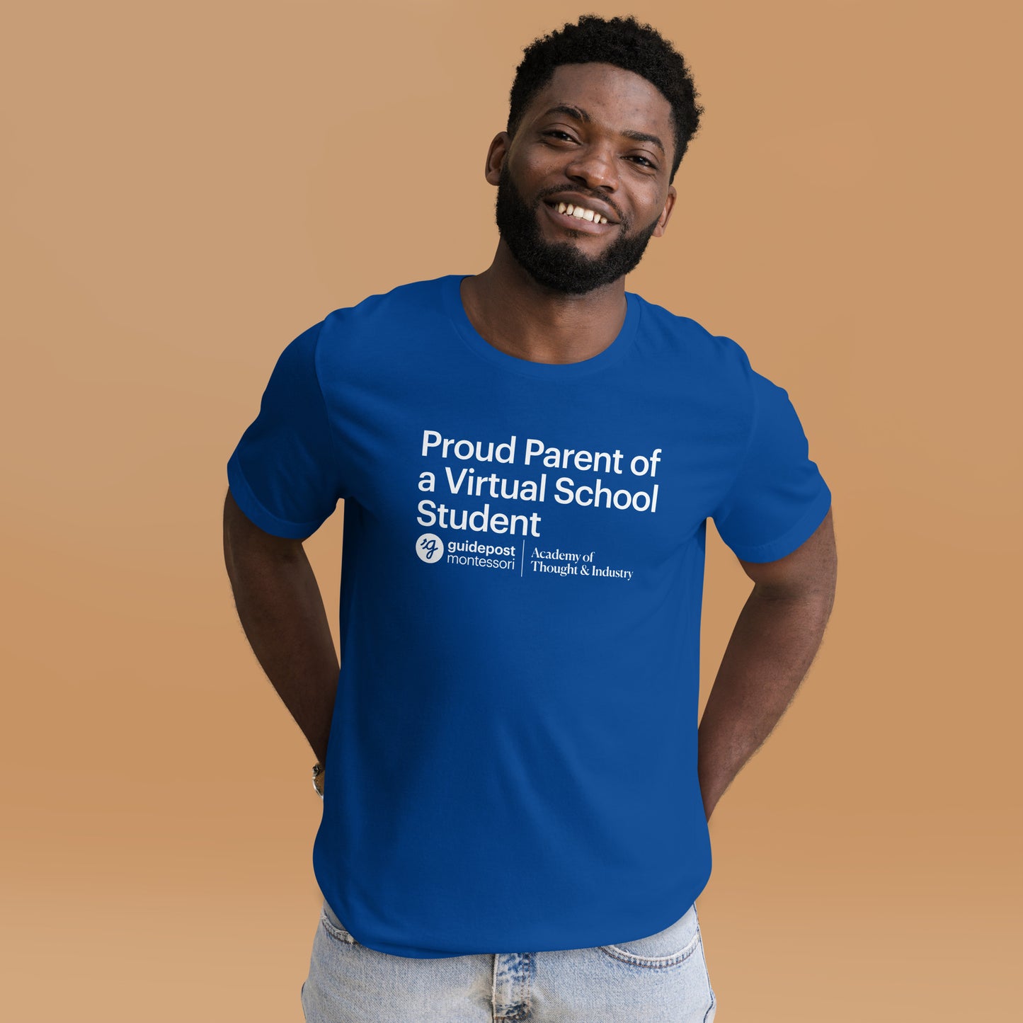 Proud Parent of a Virtual School Student Adult Shirt