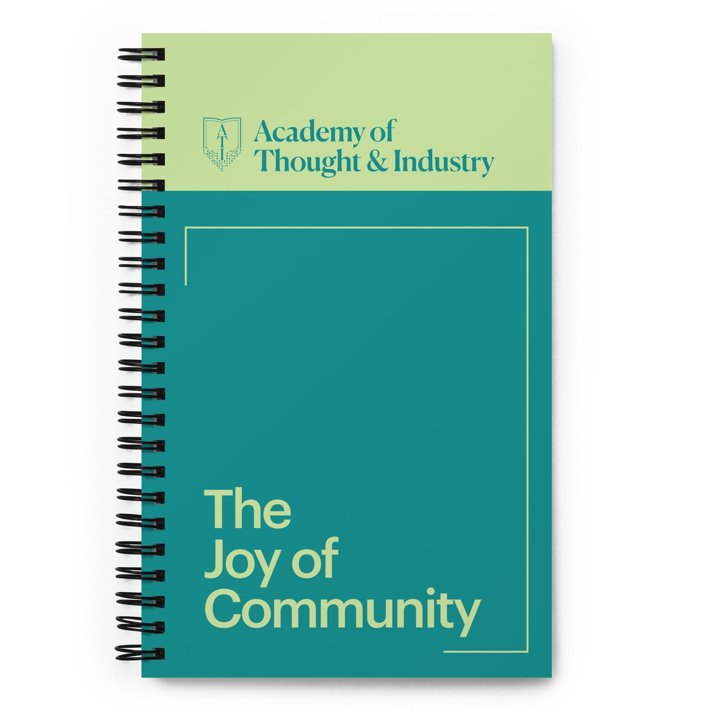 The Joy of Community Spiral notebook