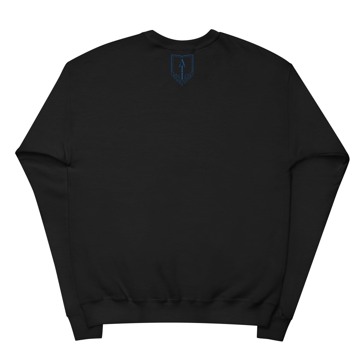 Black Unisex fleece sweatshirt