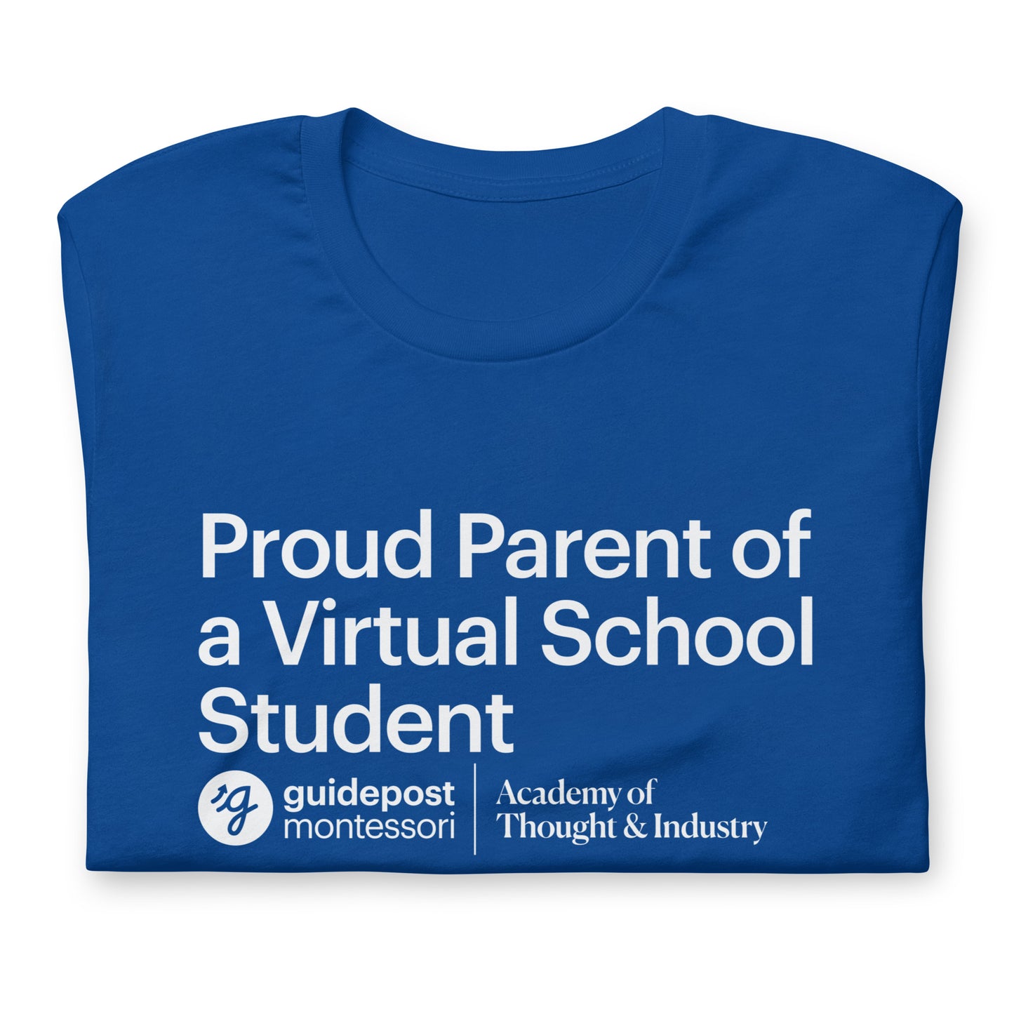 Proud Parent of a Virtual School Student Adult Shirt